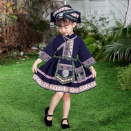 Guangxizhuang National March 3 Dance Costume Lolita Dong National Hani Miao National Children Nation