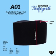 🔥(A01) 5 INCH - SONGKOK BALDU TINGGI 5 INCI PREMIUM HIGH QUALITY | SONGKOK TAQIYAH 🕌