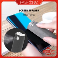 2 in 1 Phone Screen Cleaner l Screen Cleaner Spray l Fluid Dispenser l Liquid Dispenser