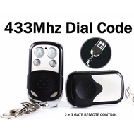 Auto Gate Remote Control Key Autogate Replacement Switch 433mhz Frequency with Clone Remote Type (Free Battery)