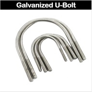 8mm Galvanized U-Bolts U Bend Screws GI U Shaped Bolt