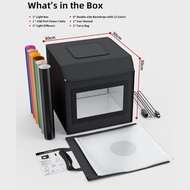 Captivox Portable Foldable Product Case Lightbox Studio 30CM/ 30X40CM Photography LED Light Box Ligh