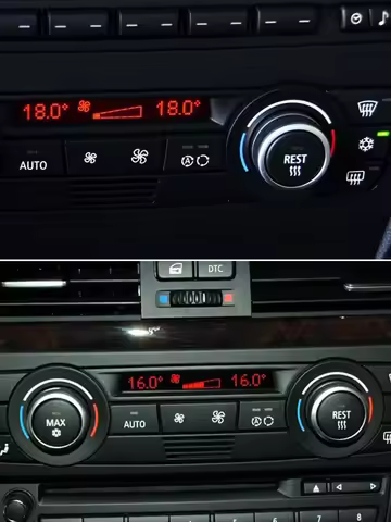 Car Dashboard Air Conditioning Ventilation Control AC Button For BMW 1 3 X1 X3 Series E81 E82 E87 E8