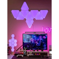 Gaming Room RGB Quantum Light Intelligent Odd Light Board Honeycomb Light Triangle Pickup Atmosphere