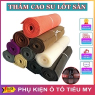 3D Car Rubber Floor Mat Roll, Size 60cm x 300cm Self-Cut for 4-5 Seat Cars