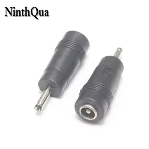 NinthQua 1pcs 3.0*1.1mm Male Plug to 5.5*2.1mm Female Jack DC Power Charger Connector Adapter Laptop