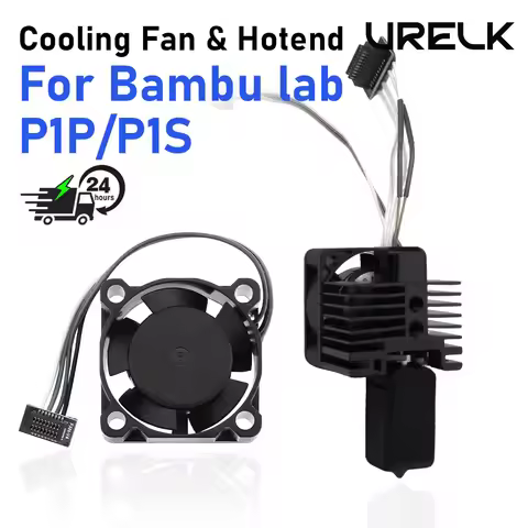 P1S P1P Hotend For Bambu Lab Upgrade Hot End Print Head 2510 Cooling Fan With Cable For Bambu P1S P1