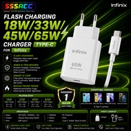 Infinix 18W/33W/45W/68W Flash Charging Type C Micro USB Charger
