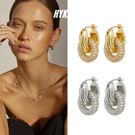 Women's Earrings Exquisite Zircon Loop Earrings Vintage Premium Earrings