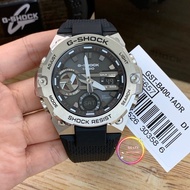 READY STOCK 100% ORIGINAL CASIO G-SHOCK GST-B400-1A G-STEEL with silver color face and resin band.
