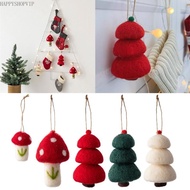 HSV Festive Christmas Felt Mushroom Christmas Decoration Add Color to Your Space