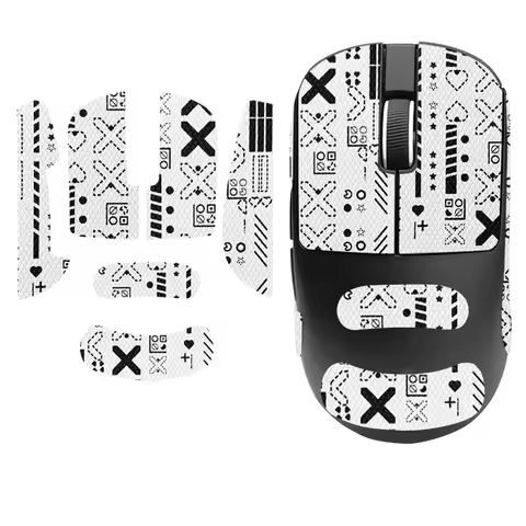 1 Set Mouse Anti Slip Sticker For MCHOSE L7 / L7 PRO Ultra Non-Slip Anti Sweat Tape Stickers