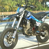 HITAM Decal CRF ONE NINE NINE Black Blue NEW Design