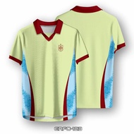 MERAH Jersi Tandang Sepanyol/Baju Bola Sepak Lelaki Merah Krim Klasik Ketiga ERFO.ID-123