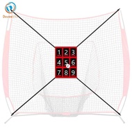 Dovewill Baseball Strike Zone Target Adjustable Portable 9 Pockets Practice Pad for