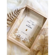 3D wooden frame,/ frame, A4 inner size frame (203.530 cm) + acrylic glass