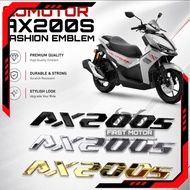 EMBLEM FASHION QJMOTOR AX200s AX 200 S EMBLEM FASHION ACCESSORIES ACCESSORY MODIFIED MODIFY