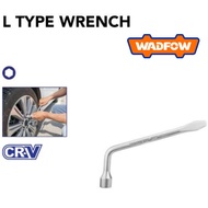 [ WADFOW ] (WTH6319) 300mm L-Type Wheel Wrench 19mm | CR-V Tyre Nut Spanner