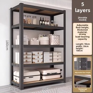 B-Home Boltless Metal Shelving Adjustable-3/4/5 Tier Storage Shelf Home Warehouse Kitchen Heavy Duty