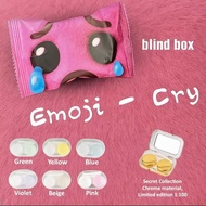 Cute Emoji Cry Lens Case | Blind Box Surprise | Portable Contact Lens Box