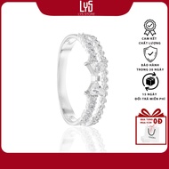 Women's Silver Ring Lys Silver Ring Fullbox 8252- S925 Silver Ring