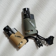 【O-GRILL】GJ-200 安全防風打火機(沙綠2入組)