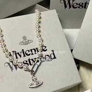🎀Vivienne Westwood珍珠土星項鏈&別針土星珍珠項鏈