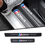 4pcs Cloth fiber Car threshold protect Car sticker car accessories for hyundai kona Car stickers