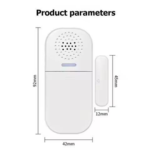Curated Collection Phone, SMS, App Enabled Wireless Alarm Detector For Home Security-Transparent Cas