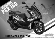 Hugsticker สติ๊กเกอร์ติดรถ สติ๊กเกอร์ PCX 150/PCX 160 ลายยักษ์ (Yak)