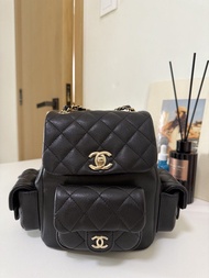 Chanel small duma backpack黑色背包