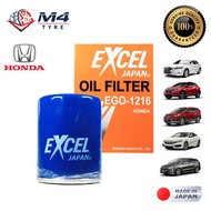 EXCEL JAPAN Honda Oil Filter EGO-1216 (READY STOCK 100% ORI)