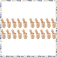 (SDRB) Wooden Peg People Nesting Set Wood Peg Dolls Kids DIY Toy Pack of 20