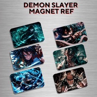 DEMON SLAYER VERSION 2 ANIME AFFORDABLE AND QUALITY MAGNET REF ATM SIZE FRIDGE MAGNET