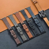 Leather Strap for Iwatch Apple Watch SE/Ultra 3 2 Series 11 10 9 8 7 6 49mm 46 45 44 42 41 40 38mm C