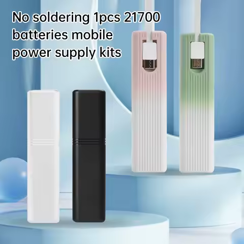 Mobile Power Bank Case DIY Kit 1*21700 Battery Storage Box Holder Type-C battery DIY box 10W Fast Ch