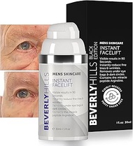 Beverly Hills Mens Instant Facelift and Eye Serum Treatment for Dark Circles, Puffy Eyes, and Wrinkl