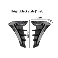 2Pcs Front Side Universal Fashion Leaf Plate Decoration Flank Fender Motors Modified Wing Fender Air