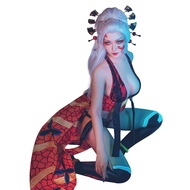 MROZUL Daki Cosplay Costume Douma Enmu Dream Kimono Dress Coat Costume Suit Full Sets for Women