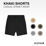 Dlstar Men's Stretchable Cotton Khaki Shorts ,  Men Shorts Casual Short Pants Summer Sport Shorts Ko
