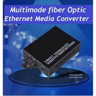 Fiber Optical Media Converter Multimode duplex fiber Wavelenth 850nm 2km RJ45 to SC Connector 1pair