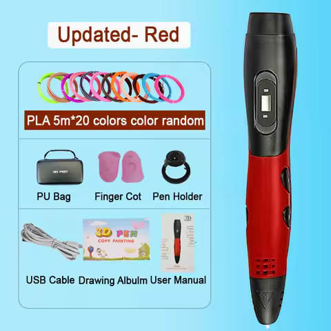 3D Pen 3D Pens,1.75mm ABS/PLA Filament, 3D Model, 3D Magic Pen,,Best Gift For Kids creative, Christm
