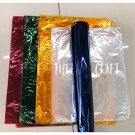 1 sheet Glass Paper (100cm x 89cm) Crafts Hamper Wrapper DIY/ Pembalut hamper OPP Kraft