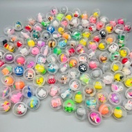 32mm transparent doll Capsule toy, one coin game hall gumball vending machine, floor stand, elastic 