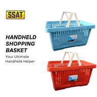 SSAT Plastic Shopping Basket with Handle / Picnic Basket / Storage Basket / Bakul Letak Barang / Storage Box
