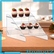 [HOMYL2] Acrylic Display Tier Makeup Organizer Rack for Kitchen Cupboard