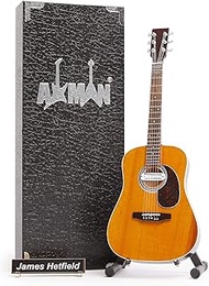 Axman James Hetfield (Metallica) Miniature Guitar Replica - Music Gifts - Handmade Ornament 1/4 Scal