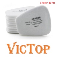 6200 Gas Mask Cotton Filter 5n11 Filter Cotton (10pcs/pack) Particular Respirator Gas Mask 6200 7502