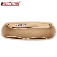 EverToner Fits For CHANNEL-19 Flap Handbag Felt Cloth Insert Bag Organizer Makeup Handbag Organizer 