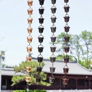 Metal Rain Chain canopy decotaion Courtyard Eaves Gutter Water Chain Rain Gutter Drain Pipe Water Ch